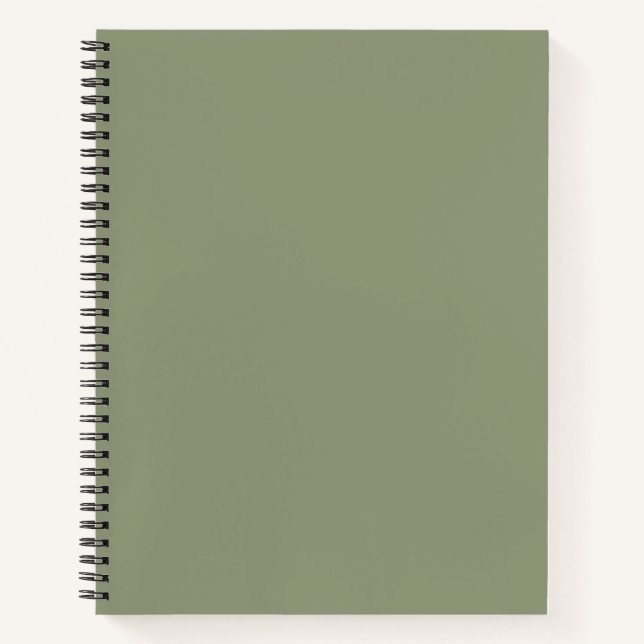 Artichoke (solid colour) notebook (Front)