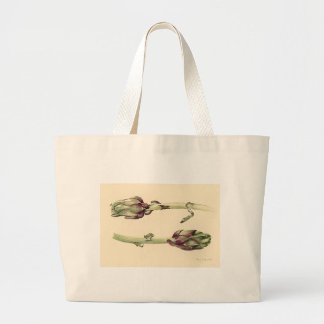 Artichokes 2005 large tote bag (Front)