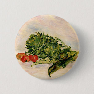 Artichokes and Tomatoes 6 Cm Round Badge