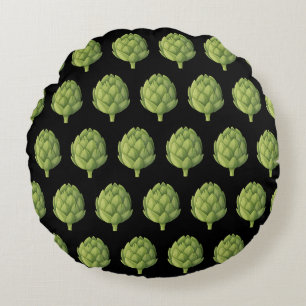 Artichokes Round Cushion