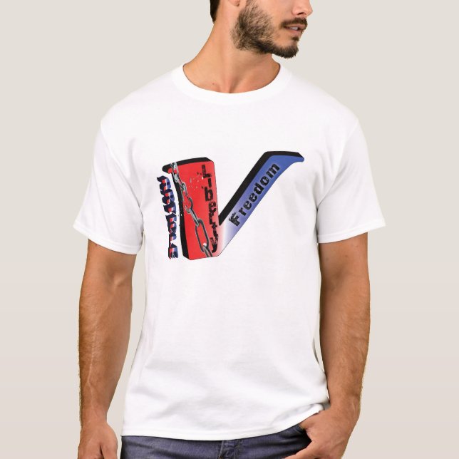 Article 5-Red,White,Blue T-Shirt (Front)