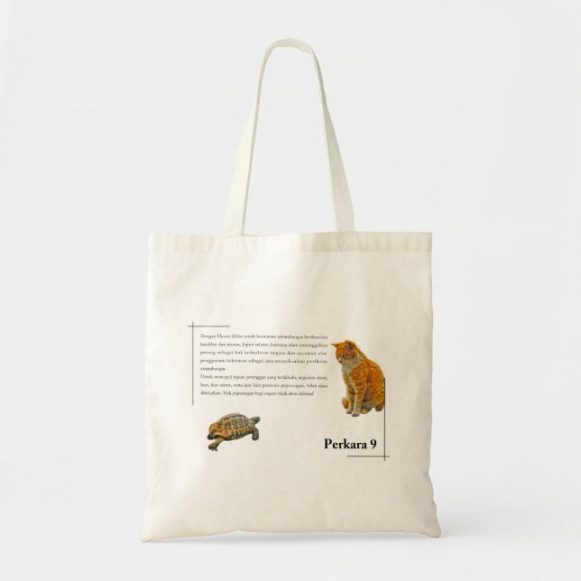 Article 9(Bahasa Malay edition) Tote Bag (Front)