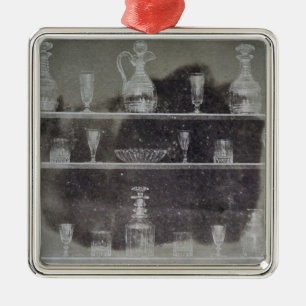 Articles of glass metal tree decoration