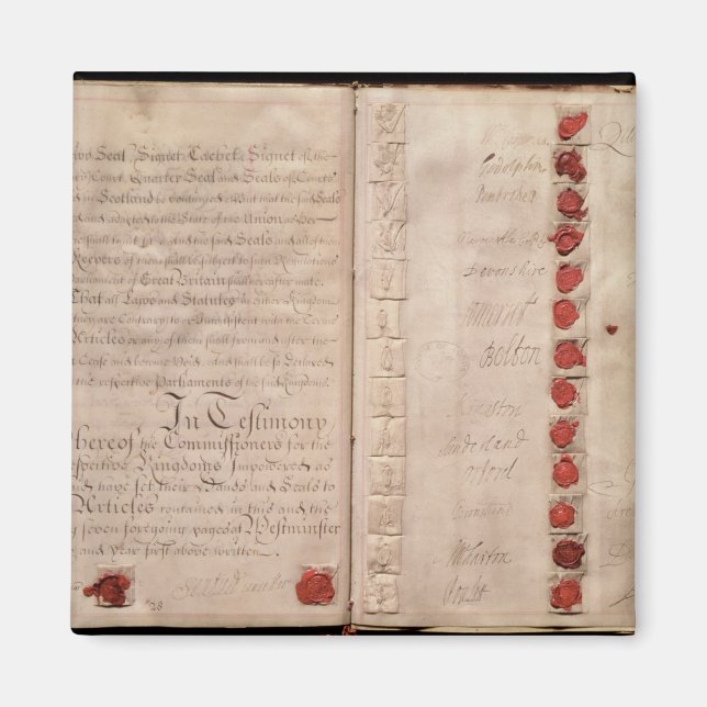 Articles of Union between England and Scotland Magnet (Front)