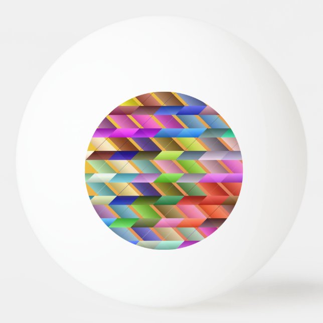 Articulated triangles ping pong ball (Back)