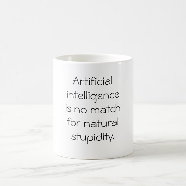 Artifical intelligence 11 oz. coffee mug (Center)