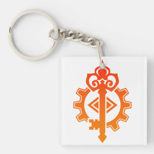 Artificer Engineer Crafter Mechanist DnD Pin Key Ring