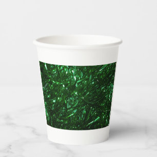 artificial christmas tree leaves paper cups