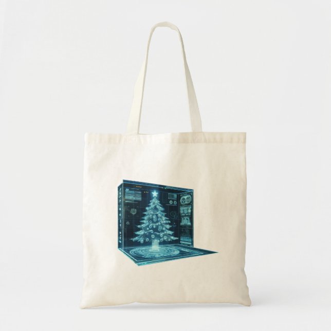 Artificial Christmas Tree Tote Bag (Front)