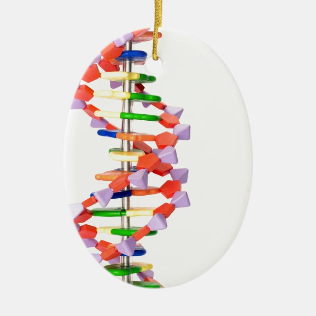 Artificial DNA model Ceramic Tree Decoration (Front)