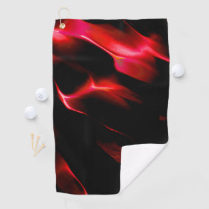 Artificial dunes in red shading golf towel