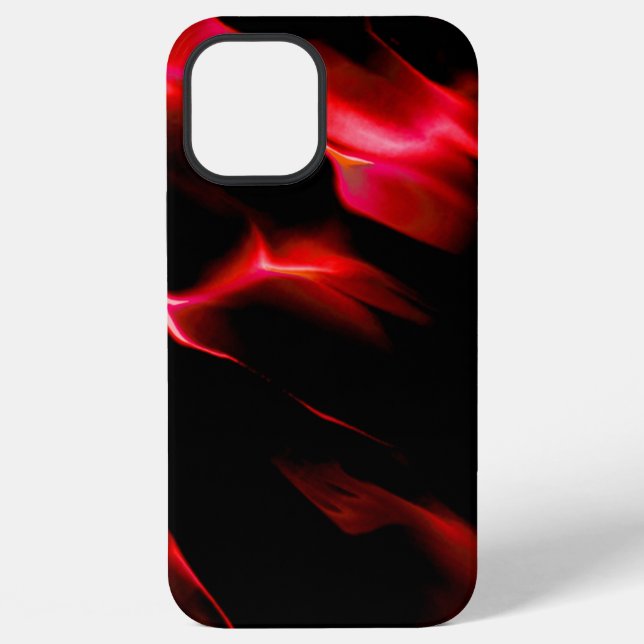 Artificial dunes in red shading iPhone case (Back)