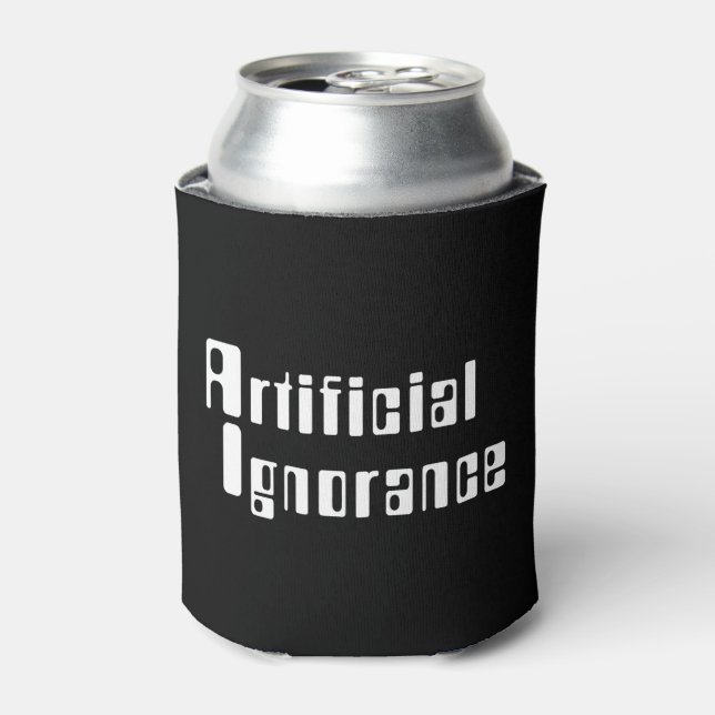 Artificial Ignorance Can Cooler (Can Front)