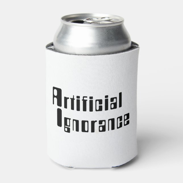 Artificial Ignorance Can Cooler (Can Front)
