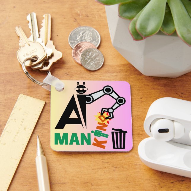 Artificial Intelligence (AI) Automation Key Ring (Desk)