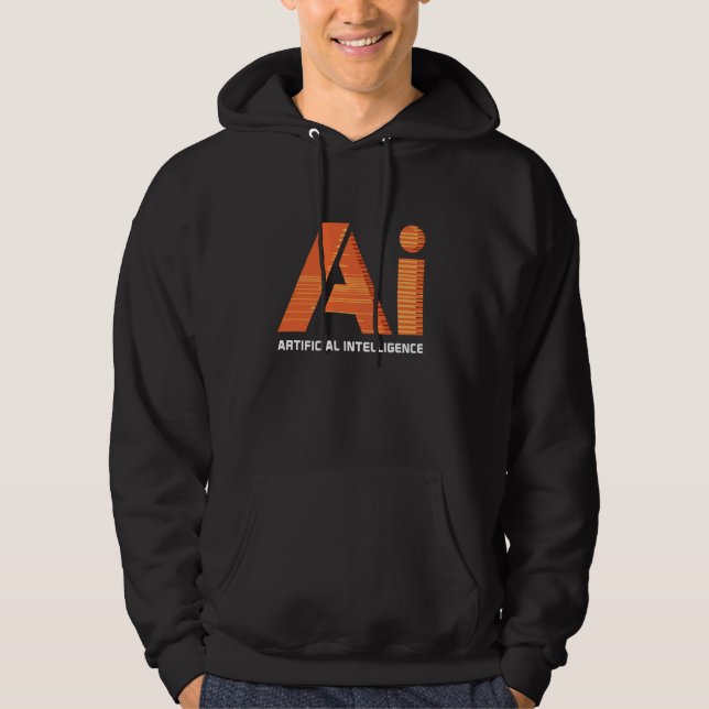 Artificial Intelligence AI  Computer Science Enthu Hoodie (Front)
