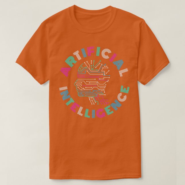 Artificial Intelligence AI Gift T-Shirt (Design Front)