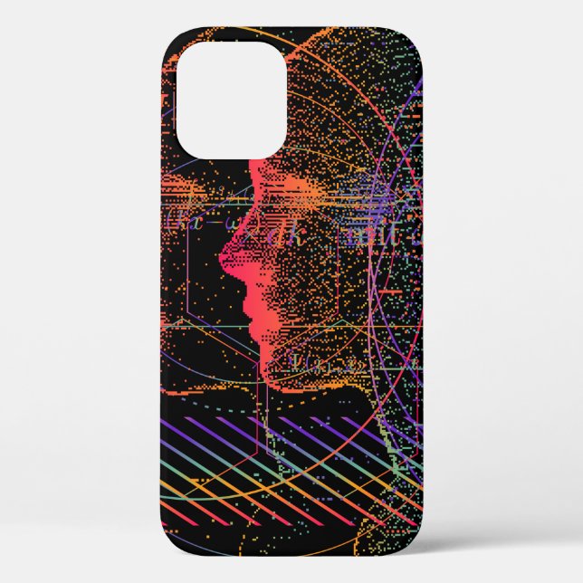 Artificial Intelligence and Virtual Reality concep Case-Mate iPhone Case (Back)