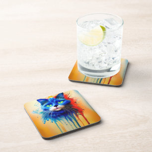 Artificial intelligence animal cat  coaster