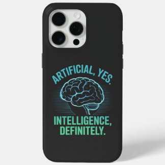 Artificial Intelligence Brain Humor Design iPhone 15 Pro Max Case