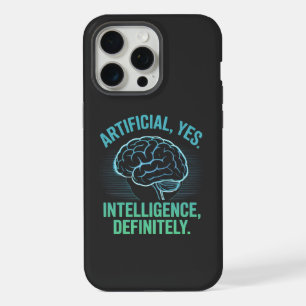 Artificial Intelligence Brain Humor Design iPhone 15 Pro Max Case