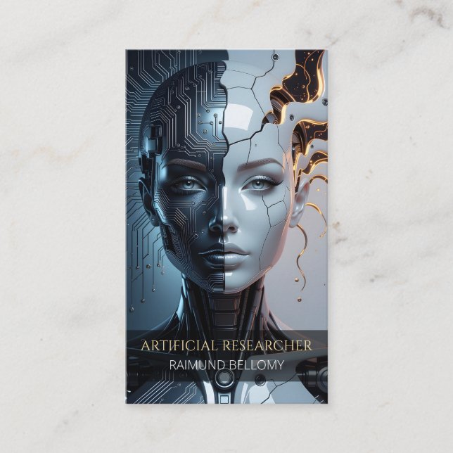 Artificial Intelligence Business Card (Front)