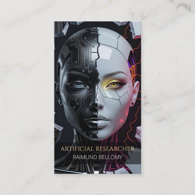 Artificial Intelligence Business Card (Front)