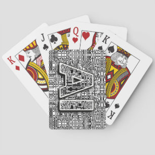Artificial intelligence chip playing cards