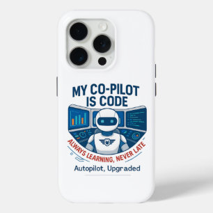 Artificial Intelligence Co-Pilot Code Design iPhone 15 Pro Case