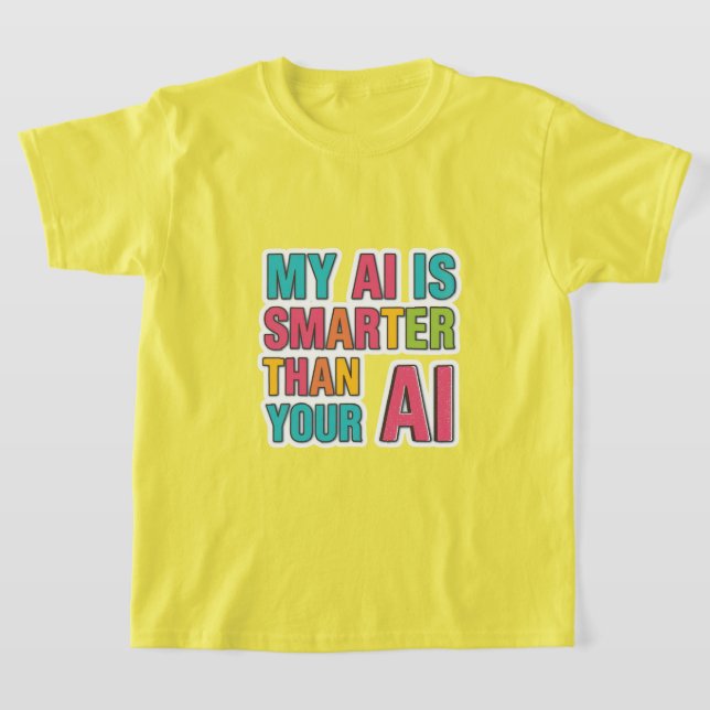Artificial intelligence competition T-Shirt (Laydown)