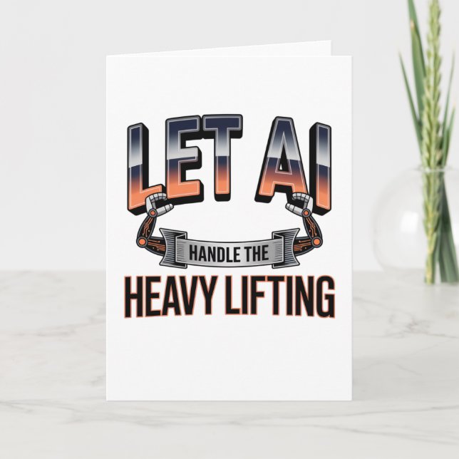 Artificial Intelligence Innovation Lifestyle Card (Front)