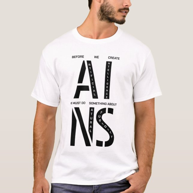 Artificial Intelligence modern and simple T-Shirt (Front)