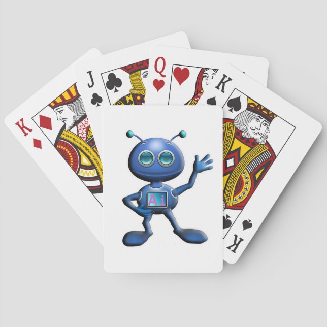 Artificial intelligence playing cards (Back)