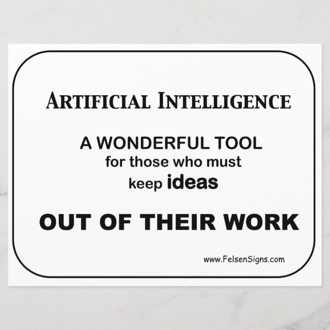 Artificial Intelligence - poster (Front)