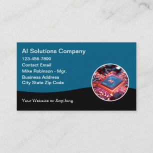 Artificial Intelligence Services New Business Card