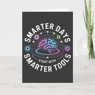 Artificial Intelligence Smarter Tools Card