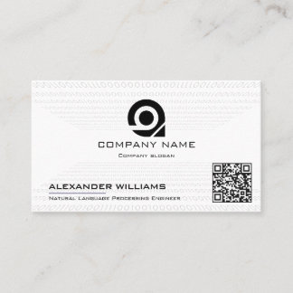 Artificial Intelligence Software Engineer Visiting Business Card