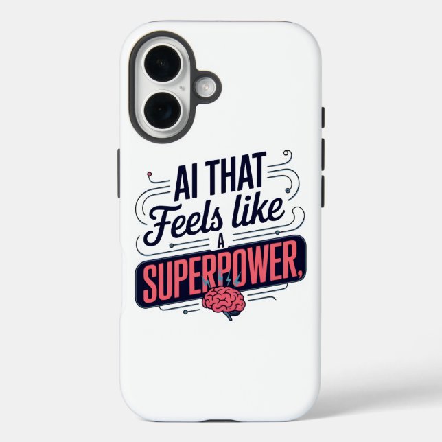 Artificial Intelligence Superpower Graphic Case-Mate iPhone Case (Back)