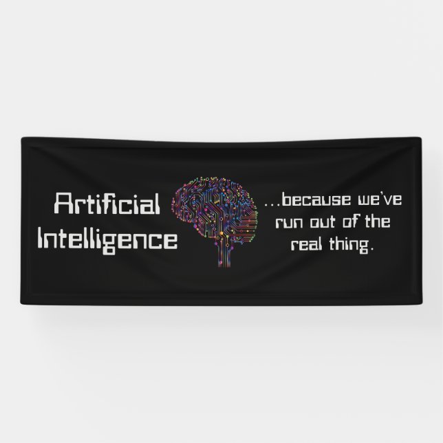 Artificial Intelligence vs Real Thing Banner (Horizontal)