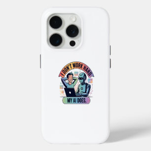Artificial Intelligence Work Smarter iPhone 15 Pro Case