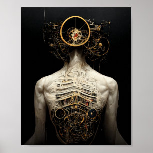 Artificial Life 4 Science Fiction Art Poster