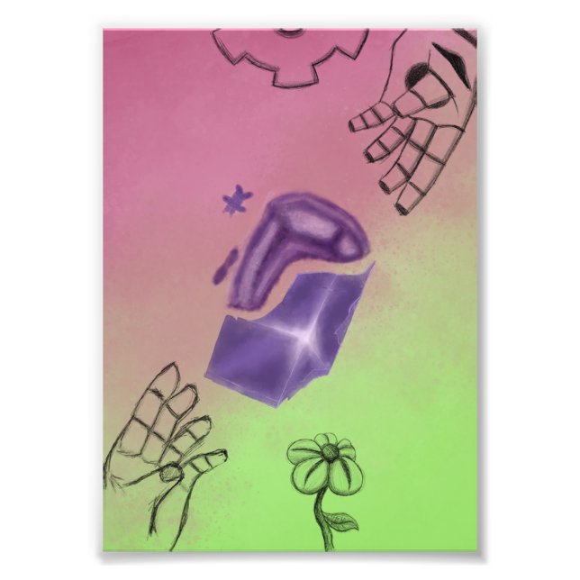 Artificial living photo print (Front)