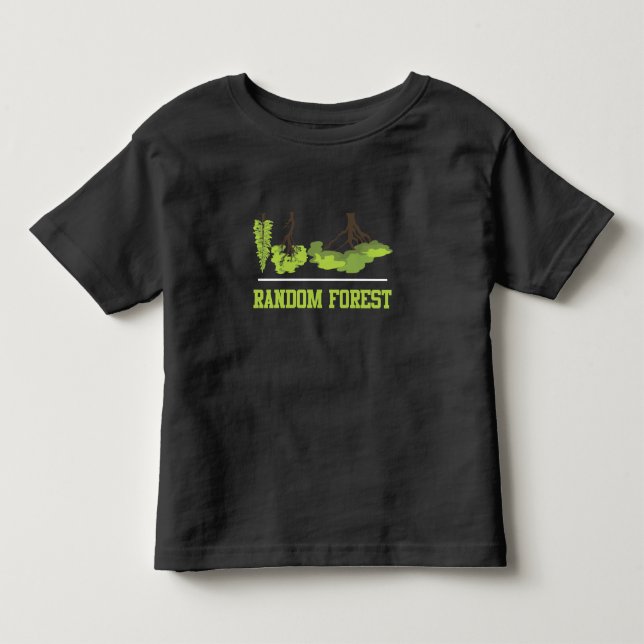 Artificial Meme Random Forest Tree Machine Toddler T-Shirt (Front)