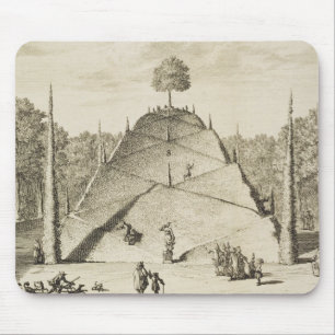 Artificial Mount Parnassus, engraved by Johannes V Mouse Mat