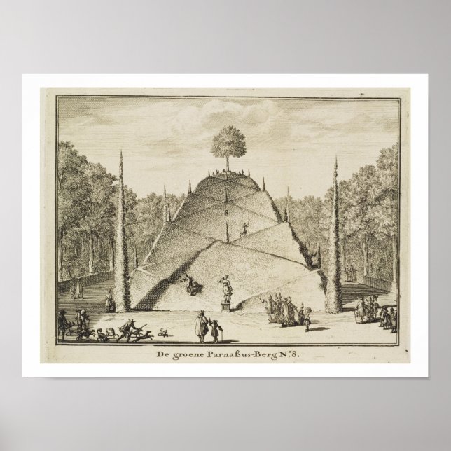 Artificial Mount Parnassus, engraved by Johannes V Poster (Front)