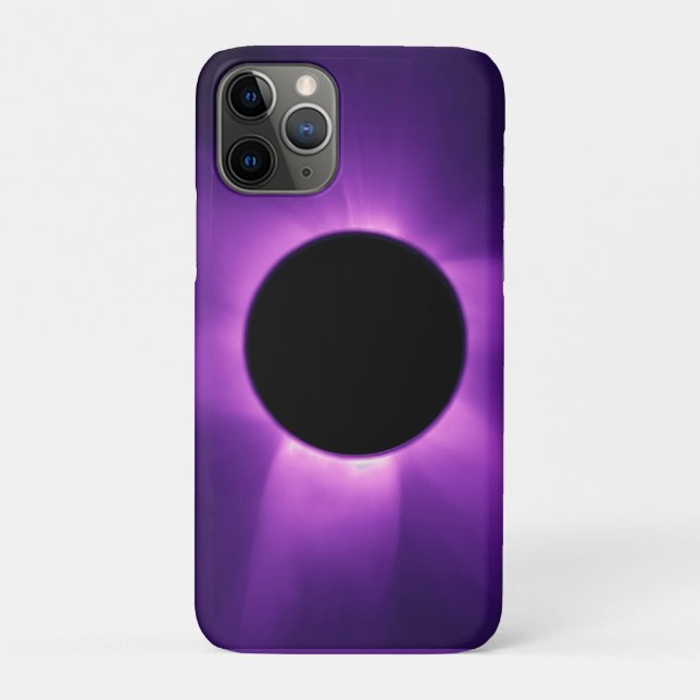 Artificial Solar Eclipse from Space Case-Mate iPhone Case (Back)