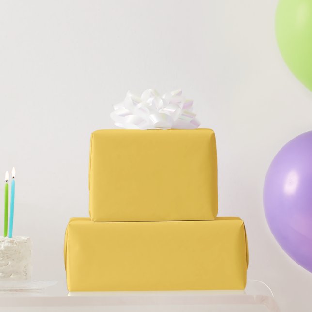 Artificial Sun Lemon Yellow Spring Summer Color    Wrapping Paper (Party Gifts)