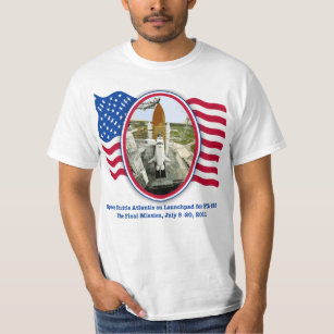 Artiistic Rendering of Space Shuttle Atlantis T-Shirt