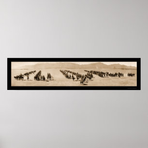 Artillery El Paso TX Huge Photo 1916 Poster