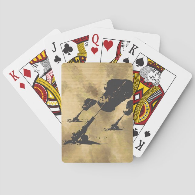 Artillery in Action Playing Cards (Back)